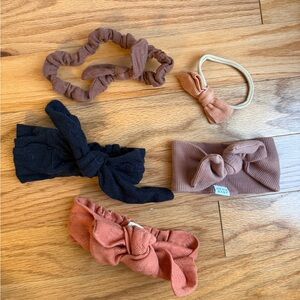 Neutral and Black Kids Headband Set - Mebie baby, Kate Quinn, Rylee + cru,